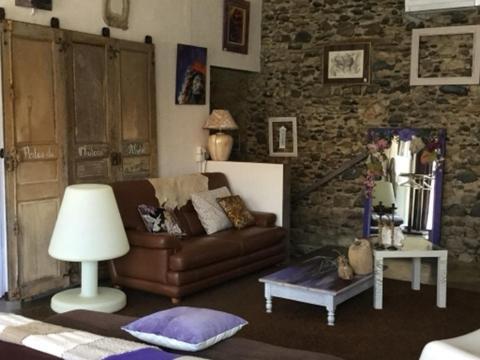 Loft Atypique Bed and Breakfast Villeneuve-de-Rivière Buitenkant foto