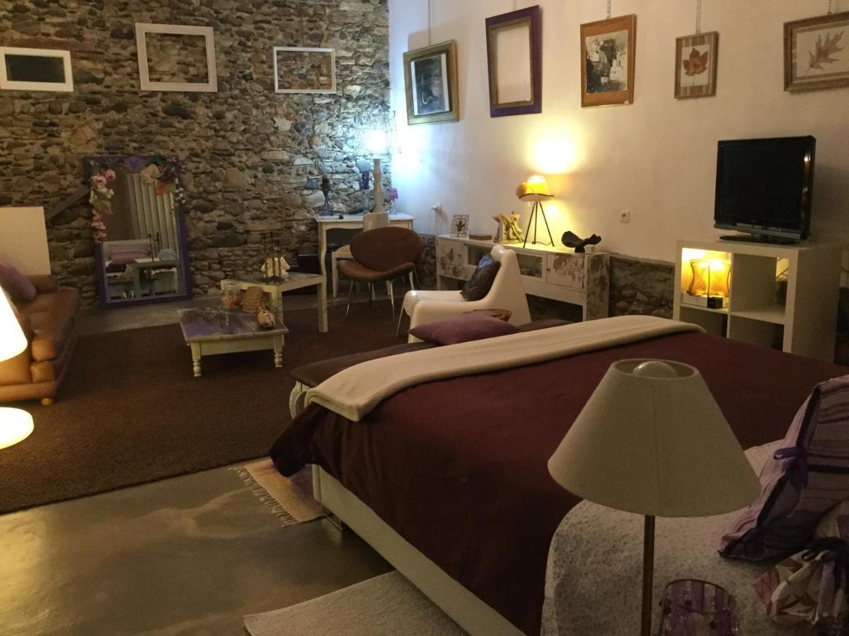 Loft Atypique Bed and Breakfast Villeneuve-de-Rivière Buitenkant foto