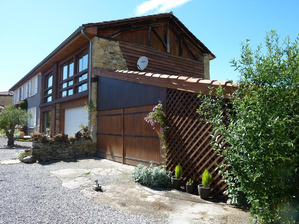 Loft Atypique Bed and Breakfast Villeneuve-de-Rivière Buitenkant foto